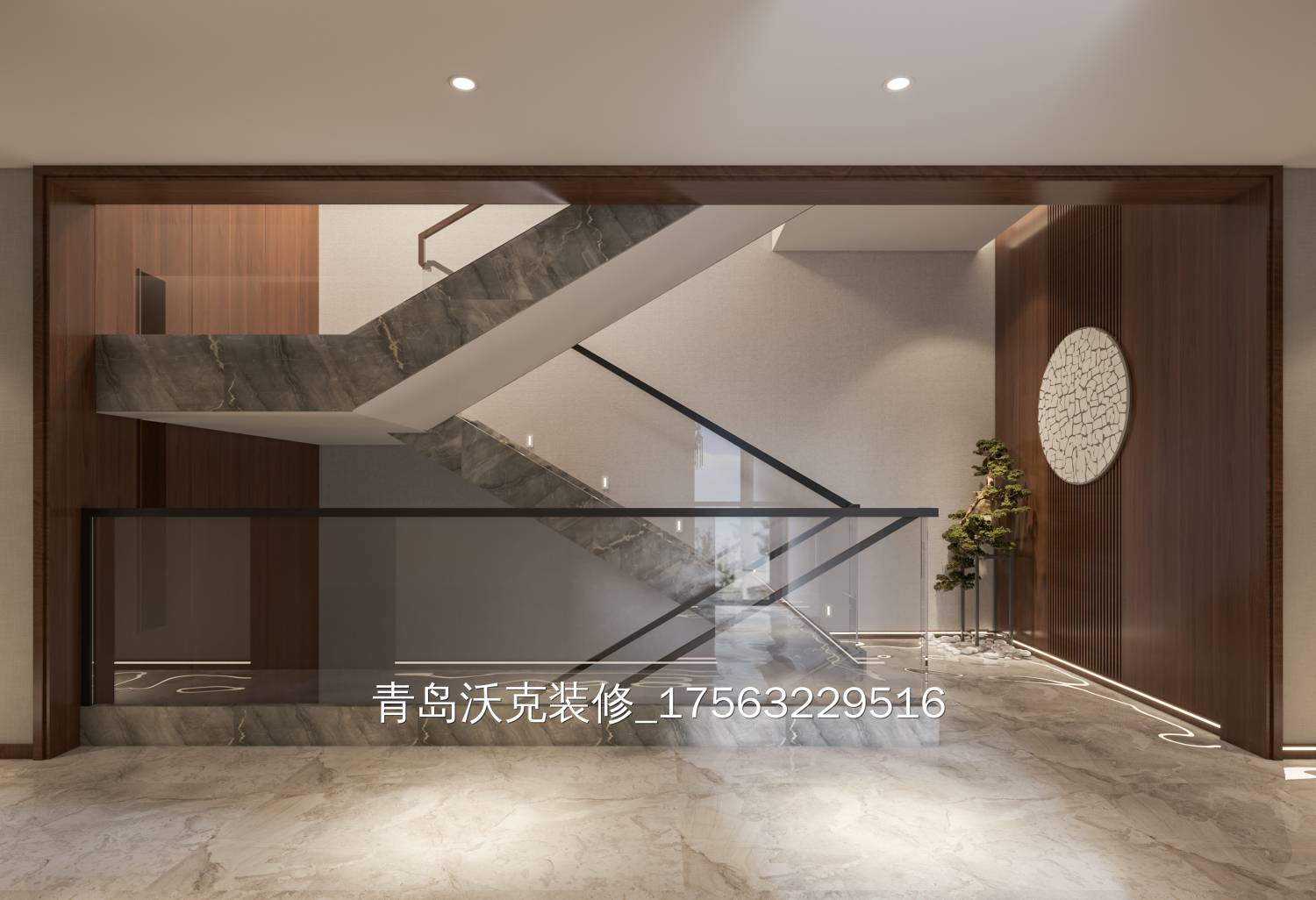 290多平方米新中式别墅整装装修设计图片