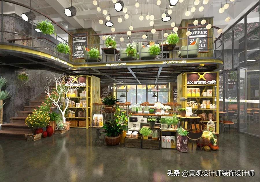 花店装修图：精致高雅的花店设计案例（布局灯光与陈设搭配）(图7)