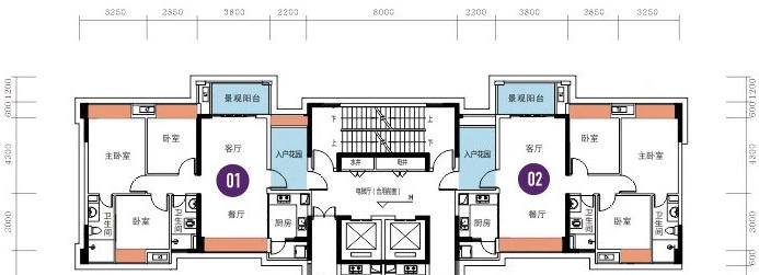 主卧室和次卧室门对门如何布置？ (给出主卧室和次卧室门对门布局的建议)(图1)