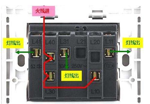 公牛插座三根线怎么接？（公牛开关怎么接线？）(图3)